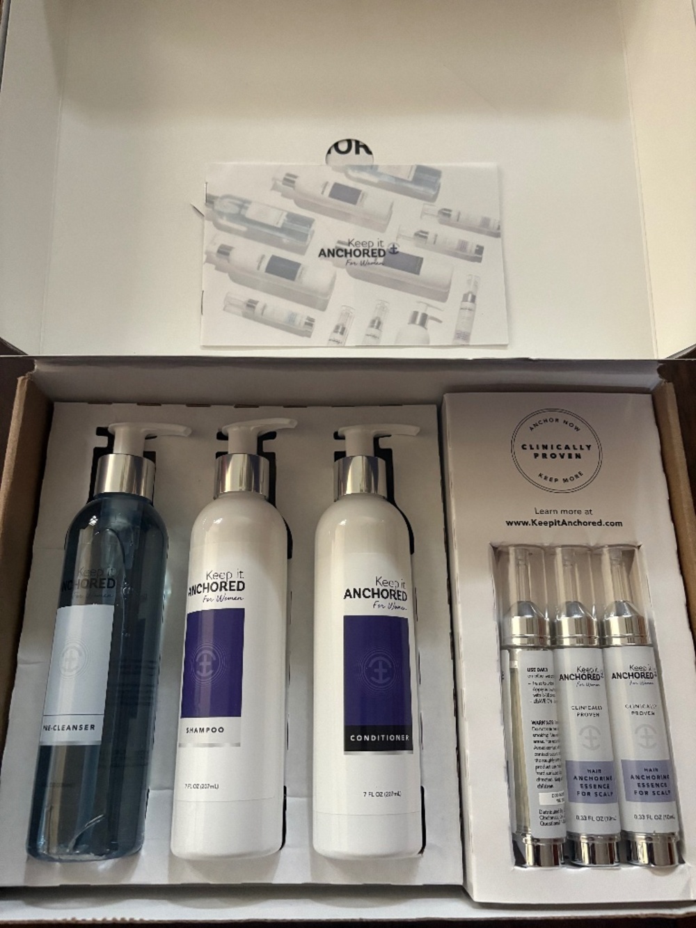 Keep it Anchored for Women complete hair set